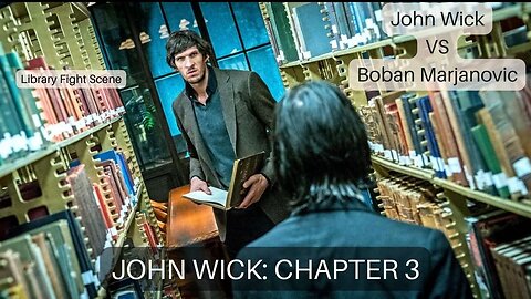 John Wick kills Boban Marjanovic with a Book | John Wick chapter 3 | Best Fight Scene