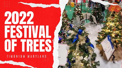 Festival of Trees November 25–27, 2022 Timonium Maryland. See A Bunch Of Decorated Christmas Trees