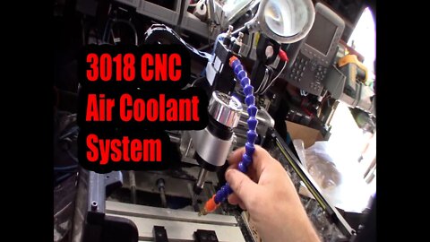 3018 CNC Air Coolant System Complete Chip evacuation for Aluminum