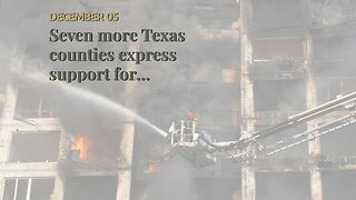 Seven more Texas counties express support for declaring invasion at border; bringing total to 4...