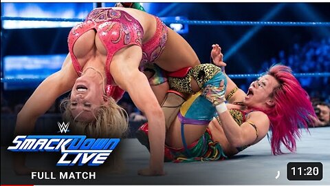 FULL MATCH _ Asuka vs Charlotte Flair.... Women's Title Match Smackdown LIVE,.....