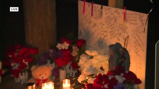 Family memorial for fatal crash victims near Luckett Road