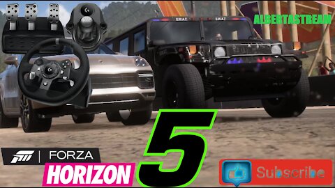 FH5 💥 Logitech G920 💥 H-Shifter ⚡🔥 Cross-country race 🏁 PVP