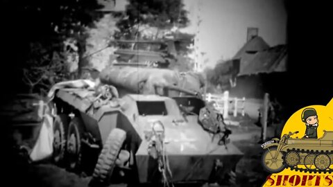 Destroyed M8 Greyhound Normandy #shorts 37