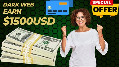 Dark Web to Buy Credit $1500USD Credit Card Fullz Only For $99USD From Dark Web Vendors Card Test !