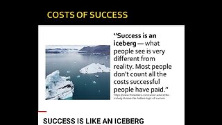 Success is like an Iceberg
