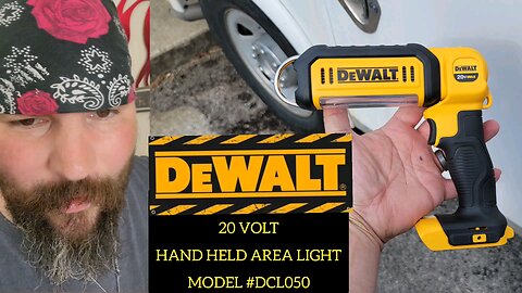 Dewalt 20 Volt Indexable LED Area Light Review #DCL050