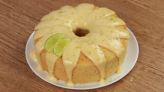 Delicious lemon cake, easy and fluffy