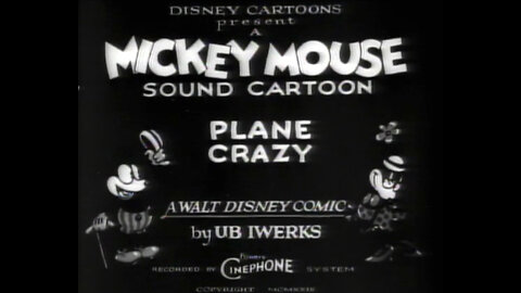 Mickey Mouse, Plane Crazy