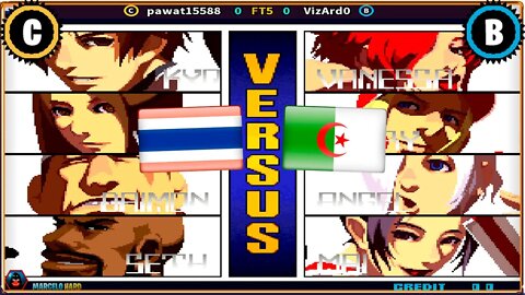 The King of Fighters 2001 (pawat15588 Vs. VizArd0) [Thailand Vs. Algeria]