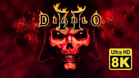 Diablo II intro 8K (Remastered with Machine Learning AI)