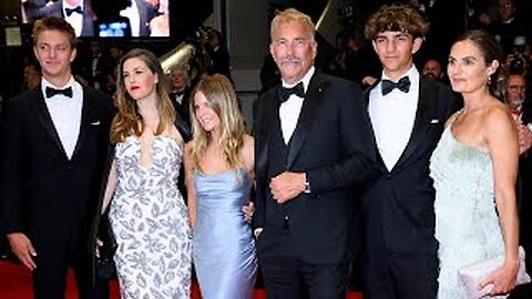 Kevin Costner Makes RARE Appearance With5 of His Kids at Cannes