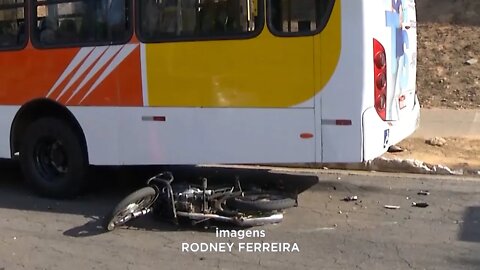 Ipatinga: Rapaz sobrevive a acidente na Avenida Fernando de Noronha, entre o Horto e o Bom Retiro.