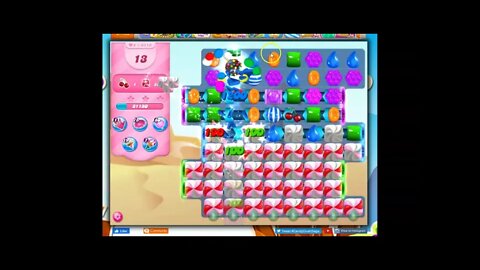 Candy Crush Level 6116 Talkthrough, 22 Moves 0 Boosters