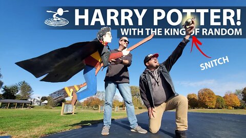 Trying to Fly Harry Potter 👻 with 👑The King of Random TKOR