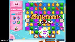 Candy Crush Level 899 Audio Talkthrough, 1 Star 0 Boosters