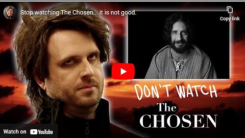 Stop watching The Chosen... it is not good. - Clever marketing gimmick - Then Freedom of Sound!