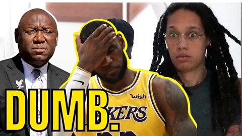 Woke Ben Crump SLAMS NBA for SILENCE on WNBA star Brittney Griner?! Despite Lebron James COMMENTS!