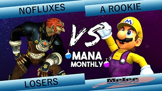 Mana Monthly 1 - NoFluxes (Ganondorf) vs A Rookie (Mario) Smash Melee Tournament