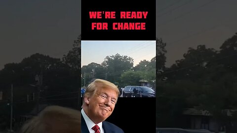 Atlanta cheers for Trump as he makes his way to Fulton County