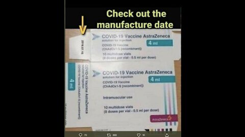 10-14-21 How Did Astra-Zeneca Manufacture “COVID-19 Vaccine” in July of 2018