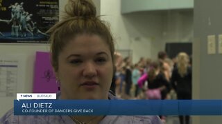 One eight count at a time Dancers Give Back support those with cancer