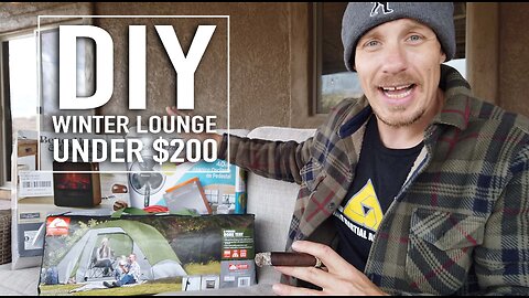 DIY Winter Cigar Lounge Under $200