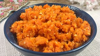 Gajar Ka Halwa Recipe • How To Make Carrot Halwa Recipe • Halva Gajrela Recipe • Gajar Halwa Recipe