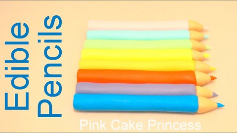 Copycat Recipes How to Make Edible Pencils Cake Topper for an Arts & Crafts Cake Cook Recipes food
