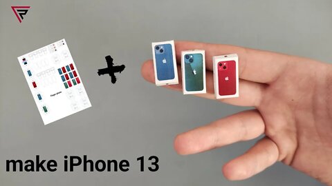 How to make iPhone 13 miniature / unboxing mini phone