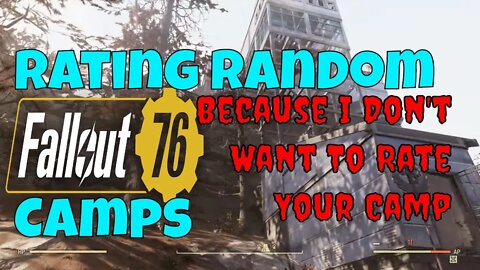 Rating Random Fallout 76 Camps On The Sega Nintendo Console