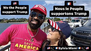 Nous le Peuple supportons Trump 🇺🇸We the People support Trump - Sylvia Miami -