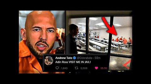 BREAKING NEWS: Andrew Tate Invites Adin Ross To Visit Him In Jail