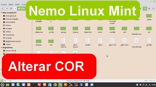 Como Colocar Cor de Fundo no Nemo Gerenciador de Arquivos do Cinnamon Linux Mint