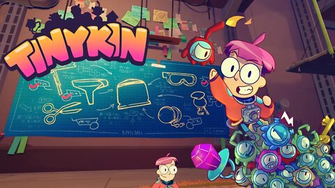 Tinykin - Let's Finish Ardwin's Machine (Cute 3D Action Platformer)