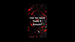 3 fast riddles for you to solve