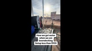 Off grid water setup- RV Life