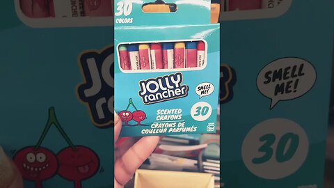 Scented crayons at Dollar Tree