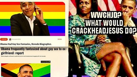 NEWS WILL PRAISE OBAMA FOR BEING GAY MICHELLE FOR BEING TRANSGENDER IGNORE FACT THEY ARE BOTH LIARS