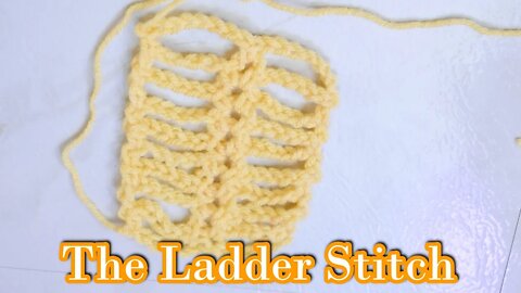 How to Crochet the Ladder Stitch