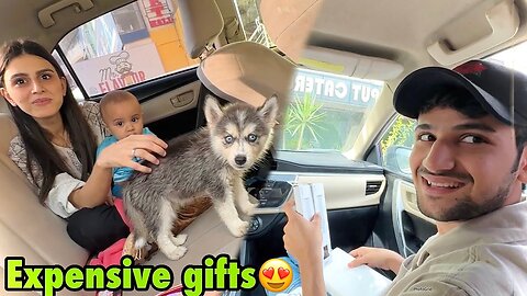 Full of surprises vlogs _ ultra watch _ husky dog _ Basil ka papa ko dekh ke reaction😍