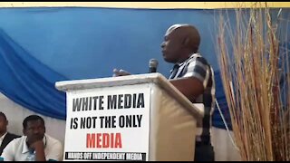 SOUTH AFRICA - Johannesburg - Support for Sekunjalo Independent Media (videos) (3RA)
