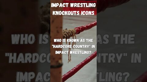 Impact Wrestling Icon #shorts #aew #wwe #subscribe #wrestling #trivia