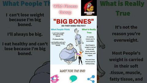 🔥Do big bones make you fat🔥#shorts🔥#wildfitnessgroup🔥10 August 2022🔥