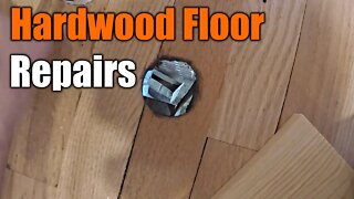 How To Repair Holes In Your Hardwood Floor | THE HANDYMAN |