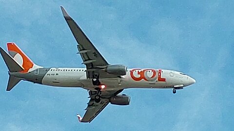 Boeing 737-800 PR-GZI vindo de Belém do Pará para Fortaleza