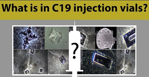 Co zawiera fiolka do wstrzykiwań C19? Eksperci podkreślają niepokojące obrazy