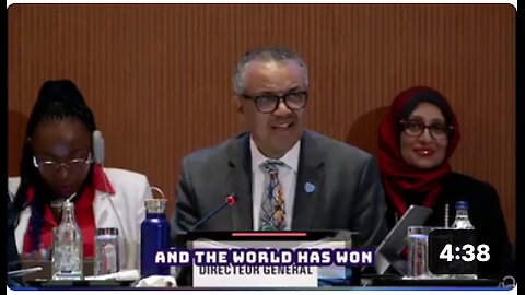 WHO Director General Tedros: Global Pandemic Treaty to Be Concluded by 2025