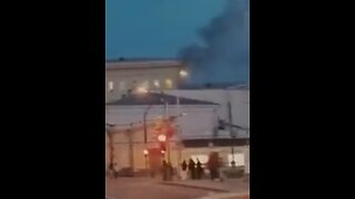 2023: Moscow - One of the buildings of the Ministry of Defense is on fire