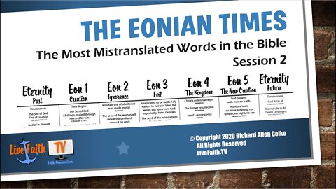 The Eonian Times: Session 2 -- The Most Mistranslated Words in the Bible